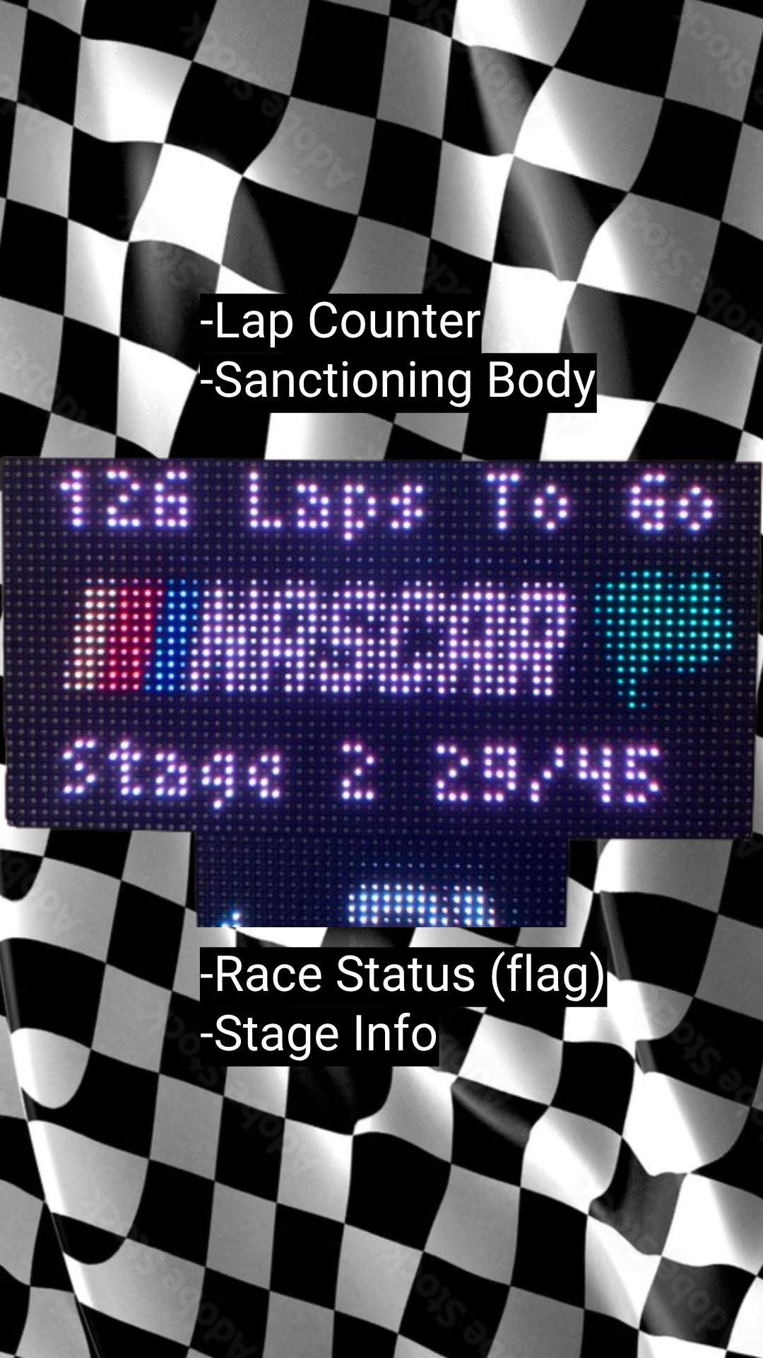 LED Pylon Header Display